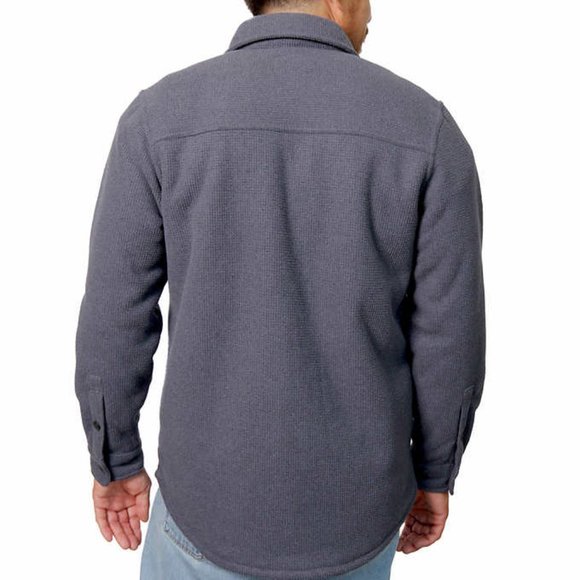 Men’s Fleece blue Shirt Jacket Freedom Foundry ‎ NWT - Picture 6 of 7